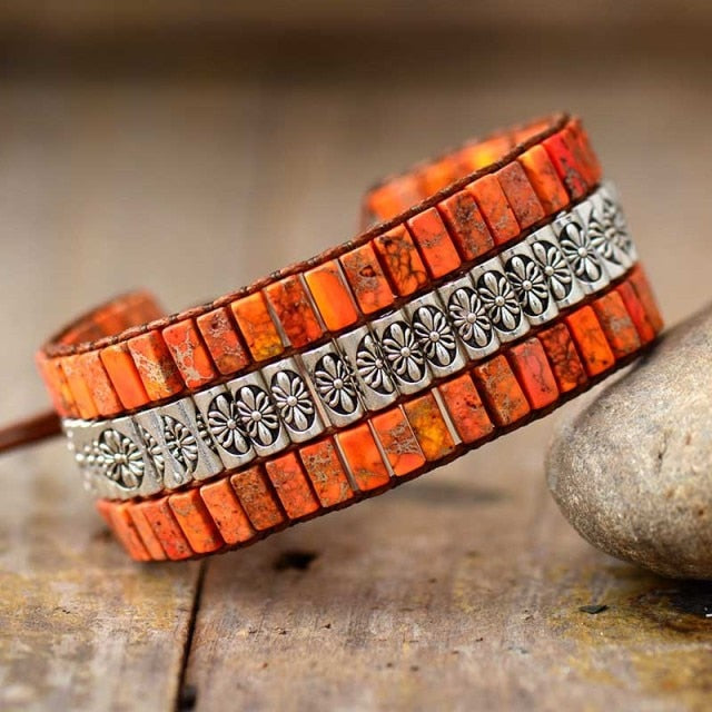 Mystique Jasper Wrap Bracelet