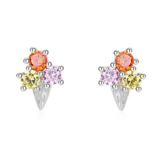 Sweet Ice Cream Stud Earrings
