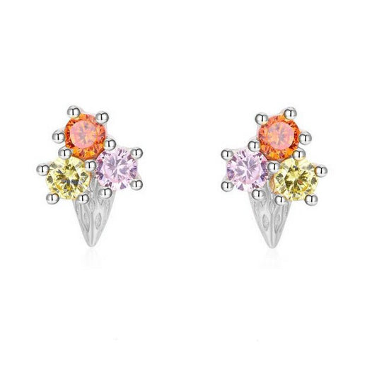 Sweet Ice Cream Stud Earrings