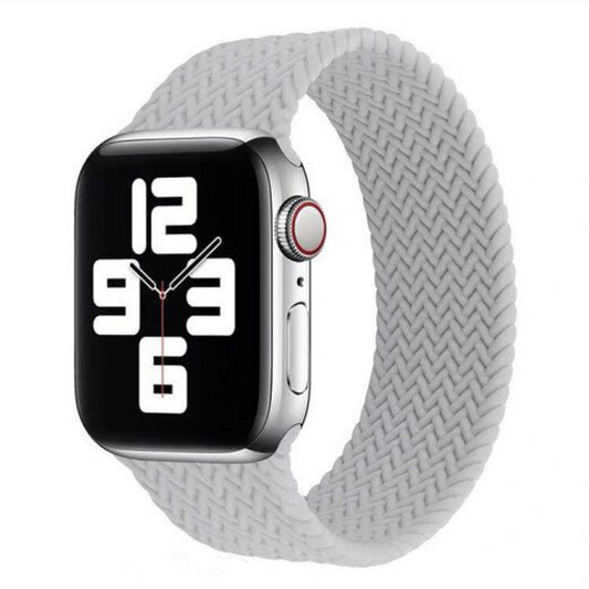 Geflochtenes Solo Grey Apple Watch Armband