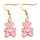Cute Bear Charm Dangle Earrings