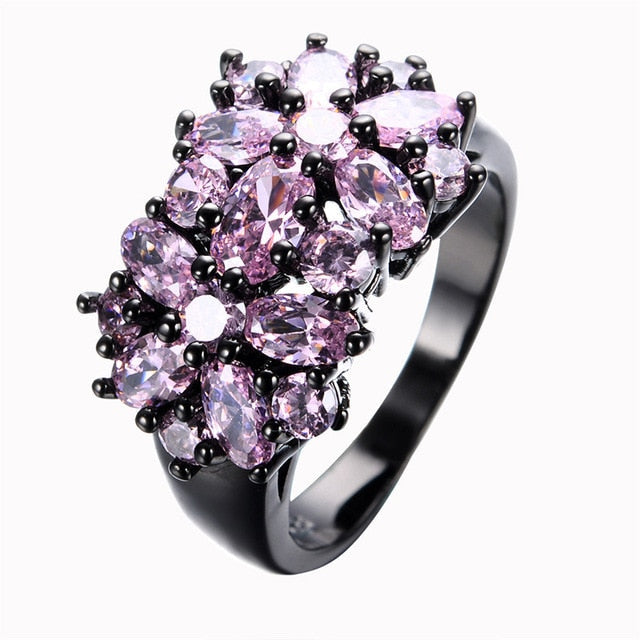 Magnificent Zircon Bouquet Ring