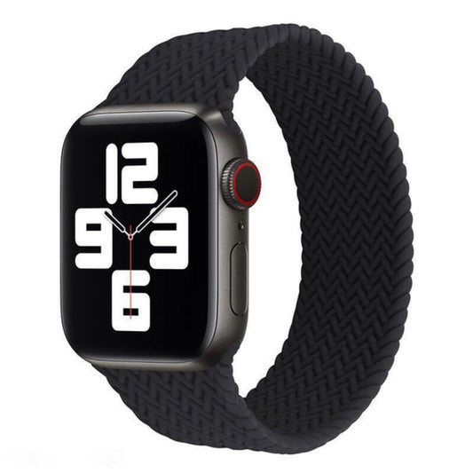 Geflochtenes Solo Black Apple Watch Armband
