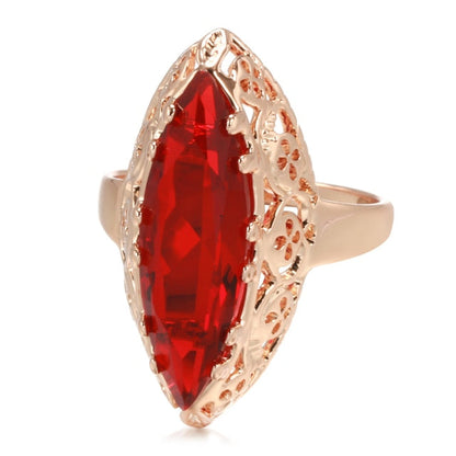 Vintage Rubin 14K Roségold Ring 