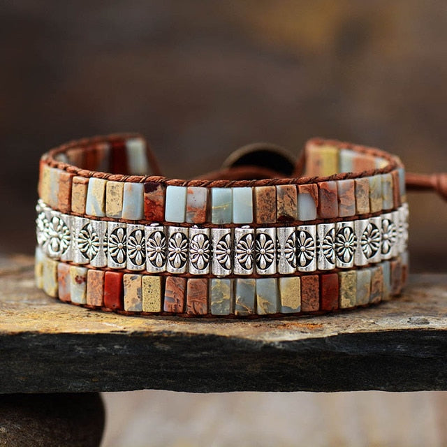 Mystique Jasper Wrap Bracelet