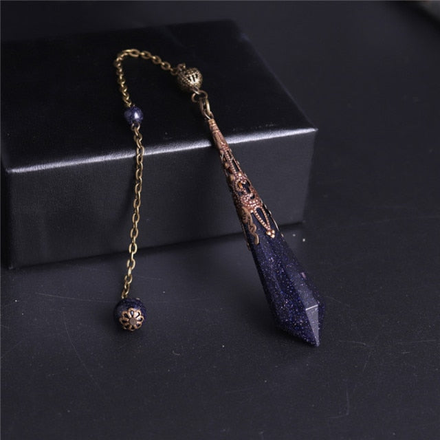 Natural Stone Amulet Pendulum
