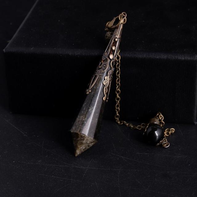 Natural Stone Amulet Pendulum
