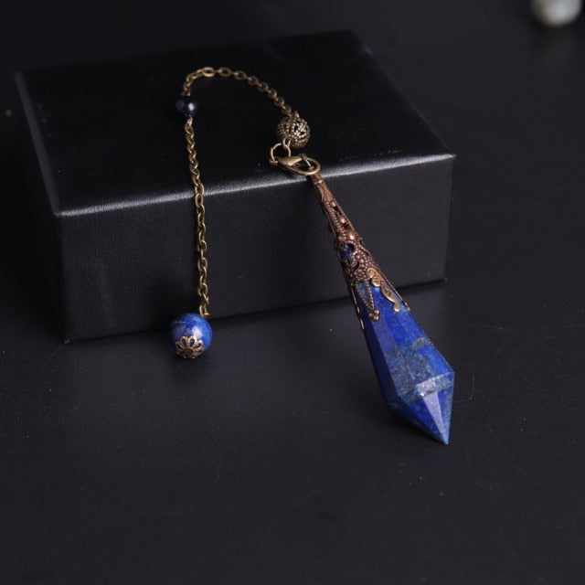 Natural Stone Amulet Pendulum