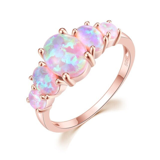 Spiritual Fire Opal Silver Ring