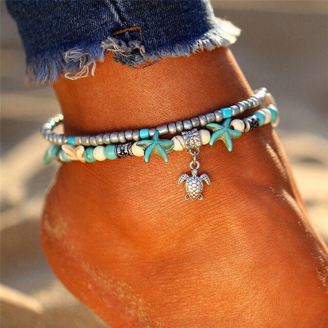 Lovely Turtle Anklet