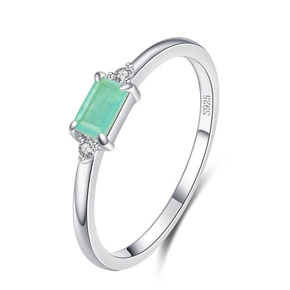 Paraiba Tourmaline Sterling Silver Ring