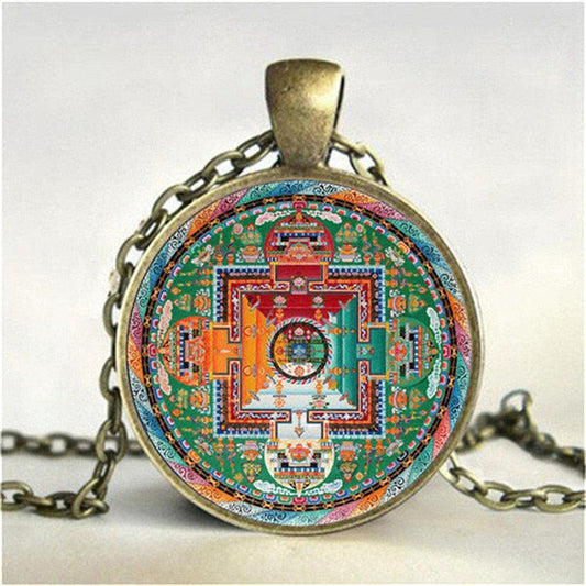 Tibetan Mandala Necklace