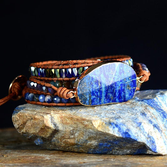 Indigo Lapis Lazuli & Sodalite Bracelet