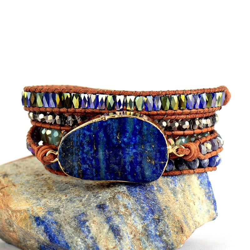 Indigo Lapis Lazuli & Sodalite Bracelet